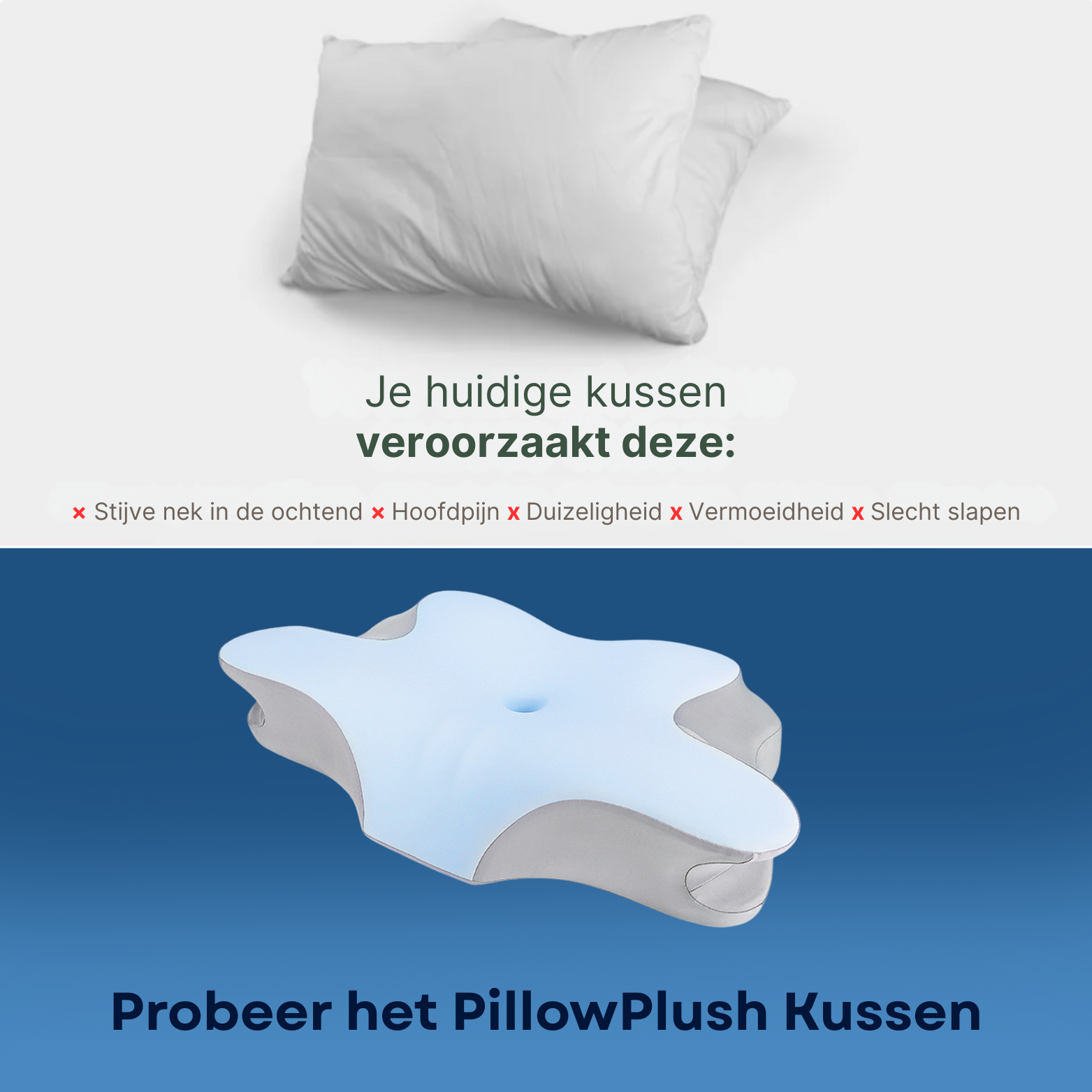 PillowPlush Memory Foam Pillow